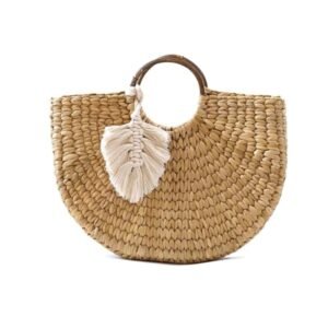 wholesale jute kauna straw handmade handbag handicraft ecofriendly