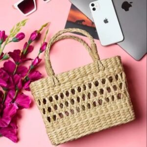 wholesale jute kauna straw handmade handbag handicraft ecofriendly