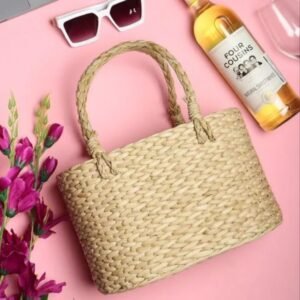 wholesale jute kauna straw handmade handbag handicraft ecofriendly