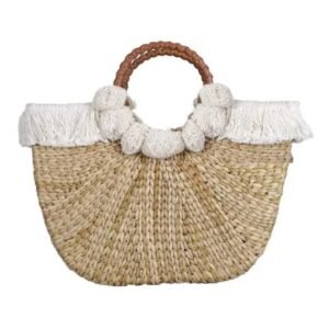 wholesale jute kauna straw handmade handbag handicraft ecofriendly