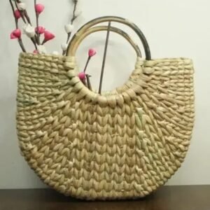 wholesale jute kauna straw handmade handbag handicraft ecofriendly