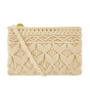 wholesale Embroidery Cotton kauna straw handmade handbag handicraft ecofriendly