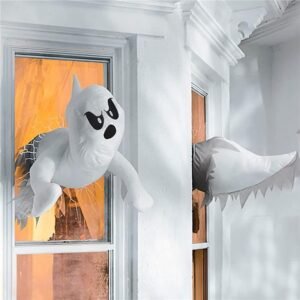 Halloween Bumping Window Ghost Window Decoration Outdoor Door Window Wall Decoration Masquerade Scary Party Decoration