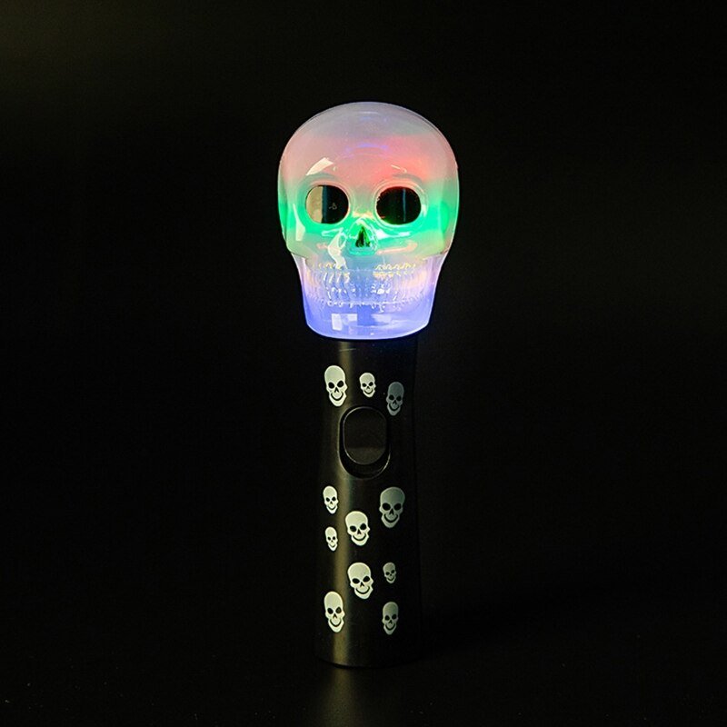 Handheld Light Up Wand Toys Halloween Adults Kids Cosplay Props Cute Ghost Pirate Skull Pumpkin Flashing Sticks Party Decoration - Image 4