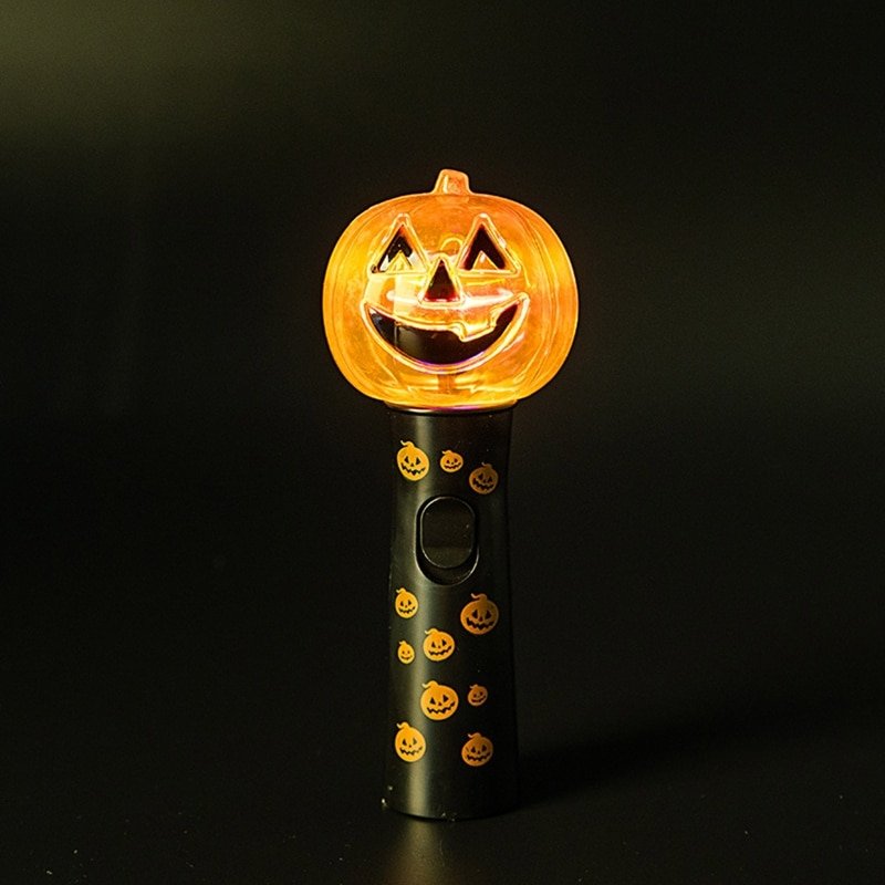 Handheld Light Up Wand Toys Halloween Adults Kids Cosplay Props Cute Ghost Pirate Skull Pumpkin Flashing Sticks Party Decoration - Image 5
