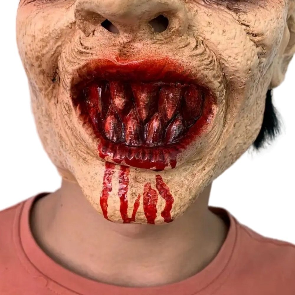 Lucifer Cosplay Latex Masks Halloween Scary Demon Devil Movie Cosplay Costume Horrible Horn Mask Adults Party Props - Image 4