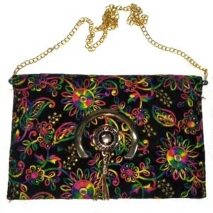 wholesale Embroidery Cotton kauna straw handmade handbag handicraft ecofriendly