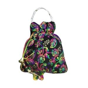 wholesale Embroidery Cotton kauna straw handmade handbag handicraft ecofriendly