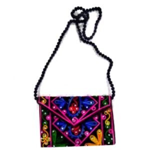 wholesale Embroidery Cotton kauna straw handmade handbag handicraft ecofriendly