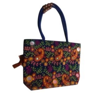 wholesale Embroidery Cotton kauna straw handmade handbag handicraft ecofriendly