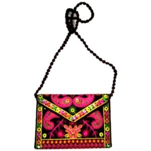 wholesale Embroidery Cotton kauna straw handmade handbag handicraft ecofriendly